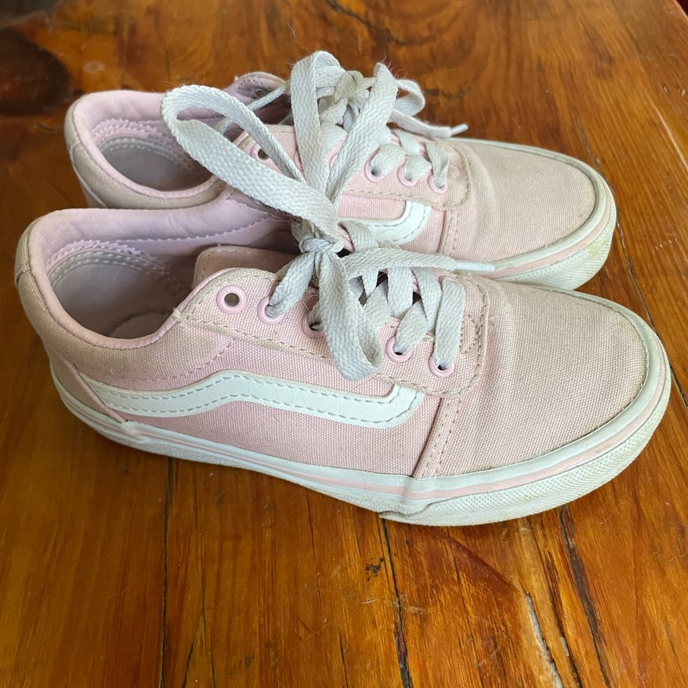 Pink Vans kids size 12